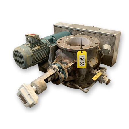 10" Flotronics, Stainless Steel Rotary Airlock Feeder Valve, 3 HP, 16.5" line H, 230/460 V, 20 RPM - Image 1