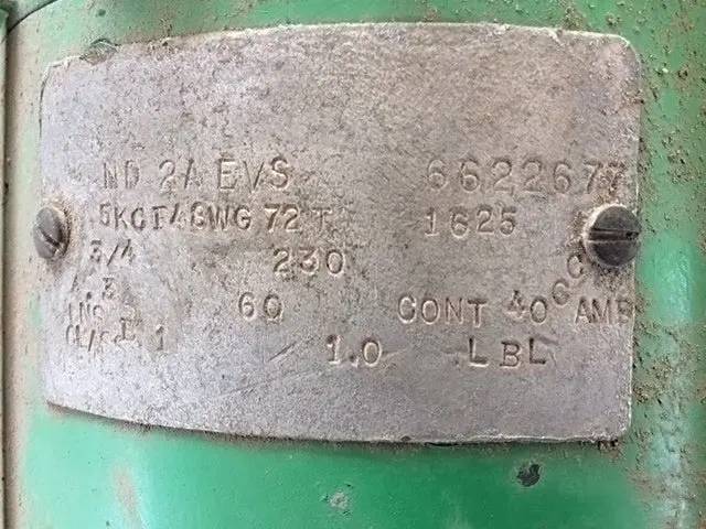 .75 HP Lightnin #ND2AEVS, Heavy Duty High Flow Mixer, 230 V, 1625 RPM - Image 10