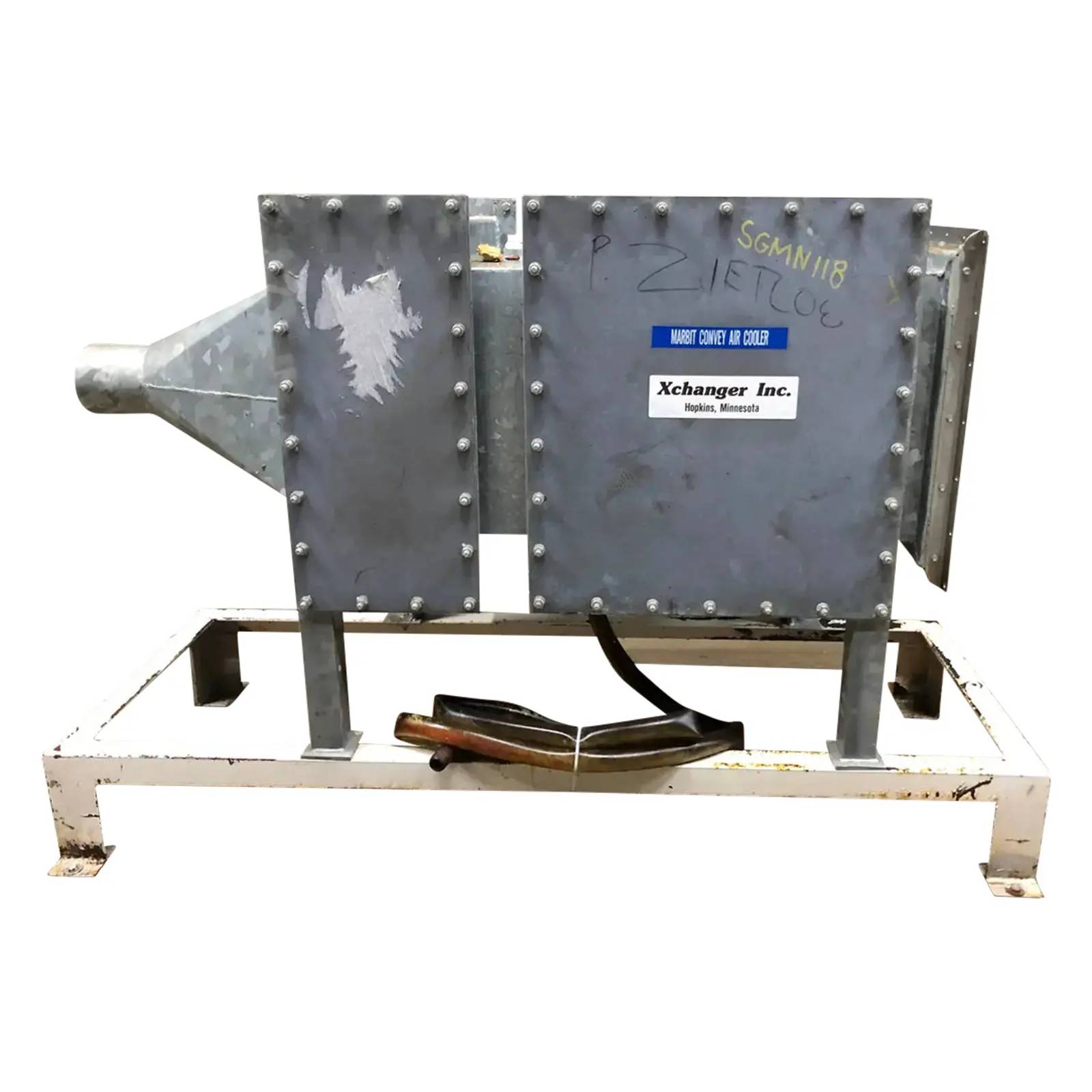 X-Changer, C-150-4-1/2, fin tubed heat exchanger, serial #592-B2899 - Image 1