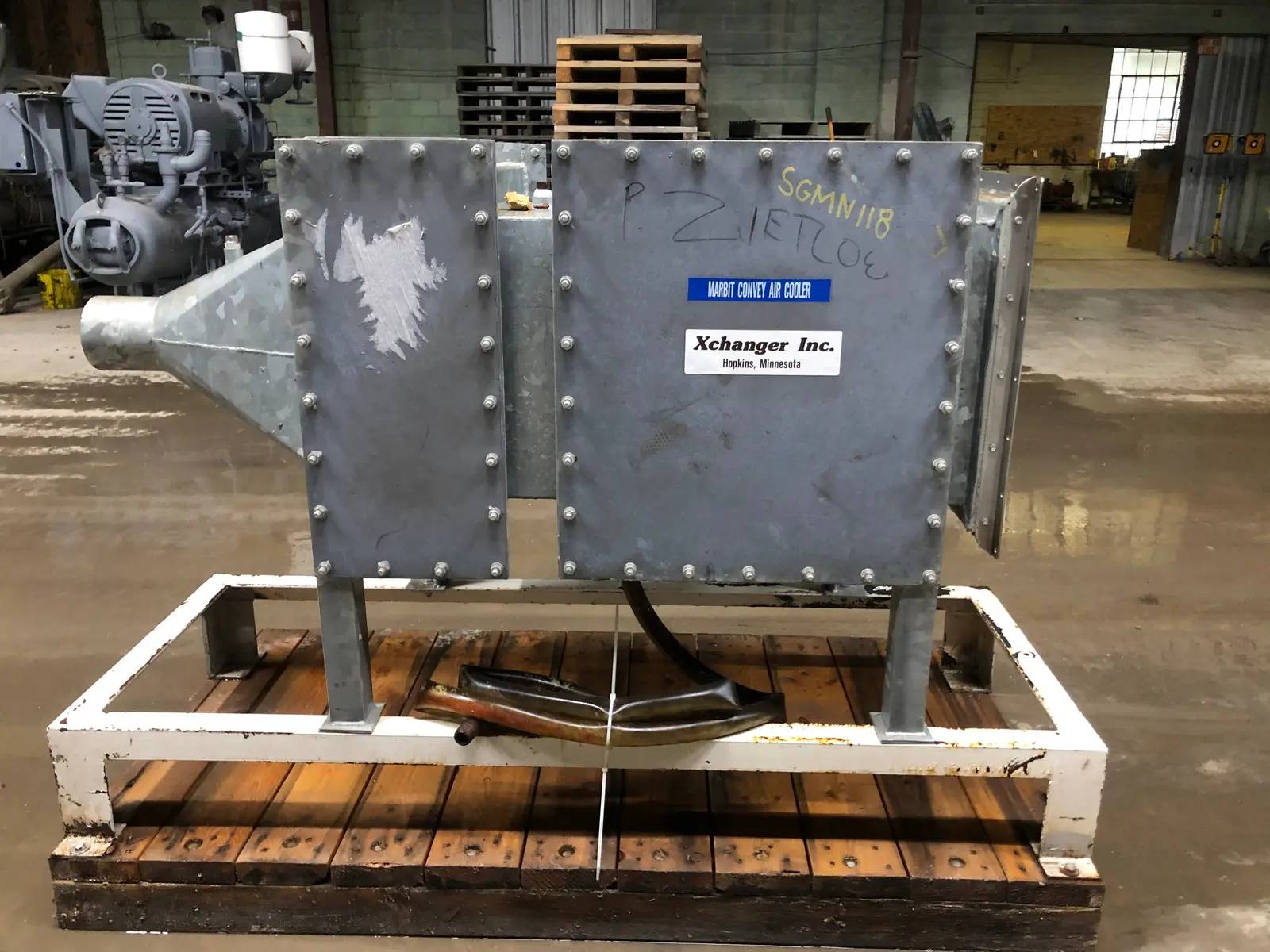 X-Changer, C-150-4-1/2, fin tubed heat exchanger, serial #592-B2899 - Image 3