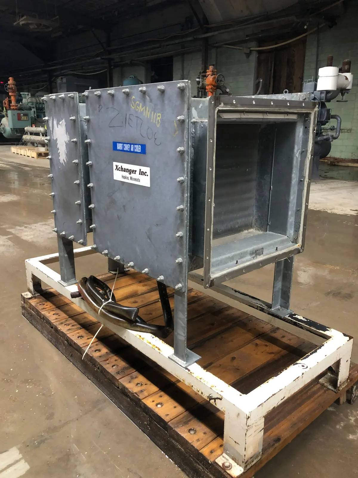 X-Changer, C-150-4-1/2, fin tubed heat exchanger, serial #592-B2899 - Image 4