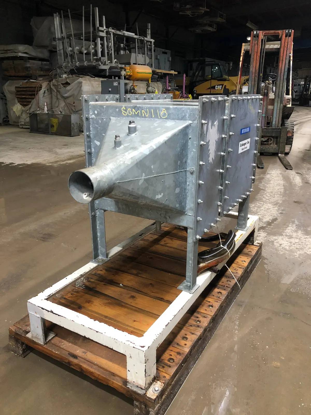 X-Changer, C-150-4-1/2, fin tubed heat exchanger, serial #592-B2899 - Image 9