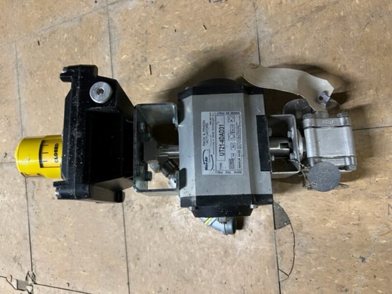 Max-Air Technology #UT21-4DAD31, Pneumatic Actuator w/ 1" Valve, 150 psi - Image 1