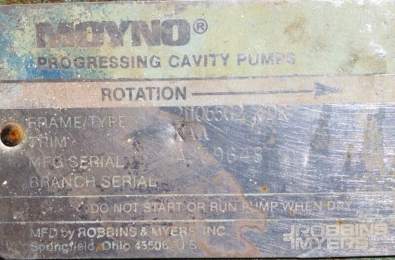 Moyno #2II065G2, Progressive Cavity Pump, 15 HP - Image 3