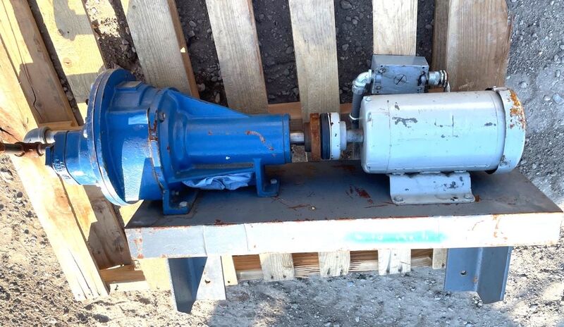 Nash #AHF-50S, Liquid Ring Vacuum Pump, Stainless Steel, 3 HP, 1-1/2 gpm, 2" and 1-1/4" in and outlet - Image 2