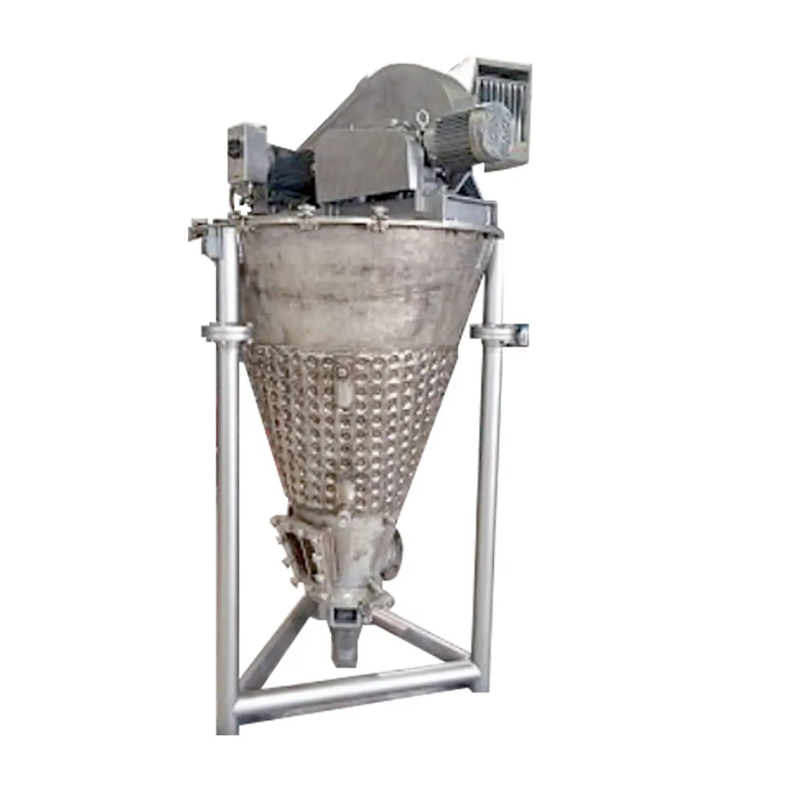 400 gallon J.H. Day Company, Jacketed Nauta Cone Bottom Mix Tank, 5/1 HP, 125 psi @ 300 F, 12" diameter x - Image 1