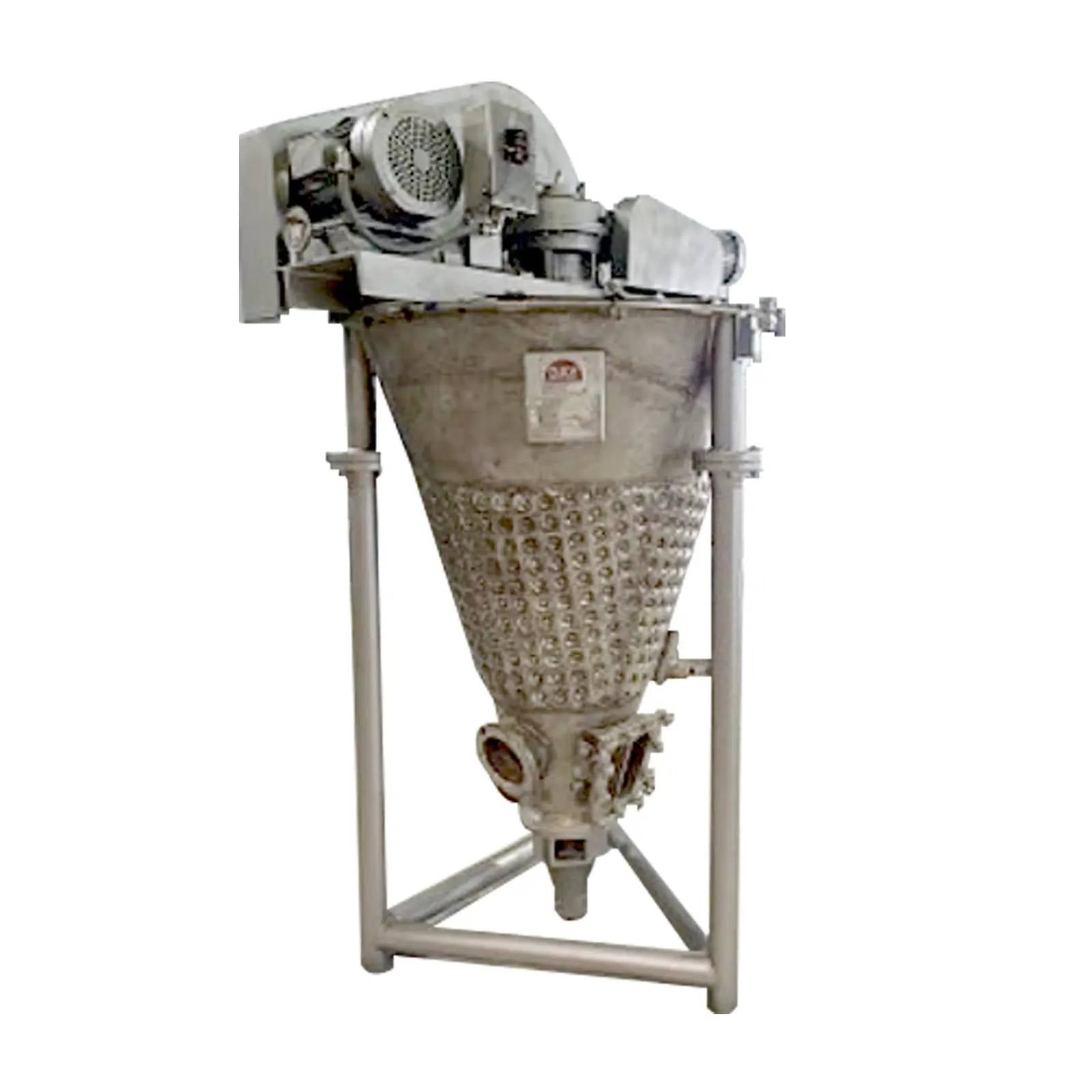 400 gallon J.H. Day Company, Jacketed Nauta Cone Bottom Mix Tank, 5/1 HP, 125 psi @ 300 F, 12" diameter x - Image 2