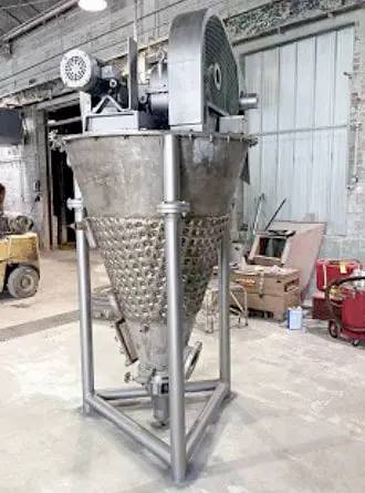 400 gallon J.H. Day Company, Jacketed Nauta Cone Bottom Mix Tank, 5/1 HP, 125 psi @ 300 F, 12" diameter x - Image 6