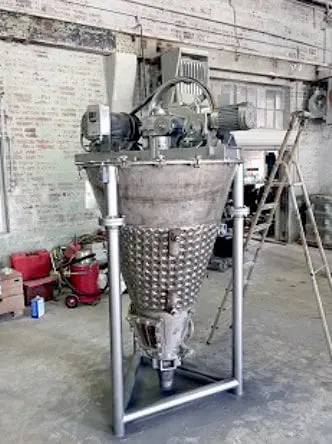 400 gallon J.H. Day Company, Jacketed Nauta Cone Bottom Mix Tank, 5/1 HP, 125 psi @ 300 F, 12" diameter x - Image 7