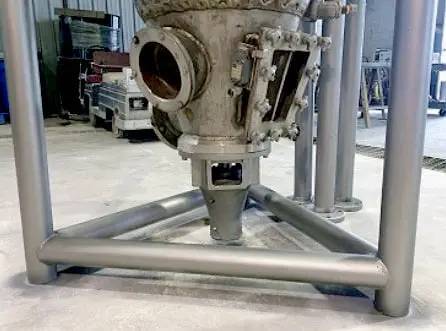 400 gallon J.H. Day Company, Jacketed Nauta Cone Bottom Mix Tank, 5/1 HP, 125 psi @ 300 F, 12" diameter x - Image 9