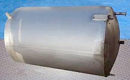 40 gallon Stainless Steel Concentrated Heater Vertical Tank, 1" diameter S-line, 1-1/2" & 3" diameter Port - Image 3