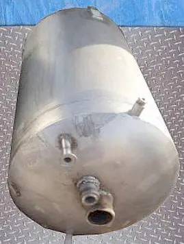 40 gallon Stainless Steel Concentrated Heater Vertical Tank, 1" diameter S-line, 1-1/2" & 3" diameter Port - Image 6