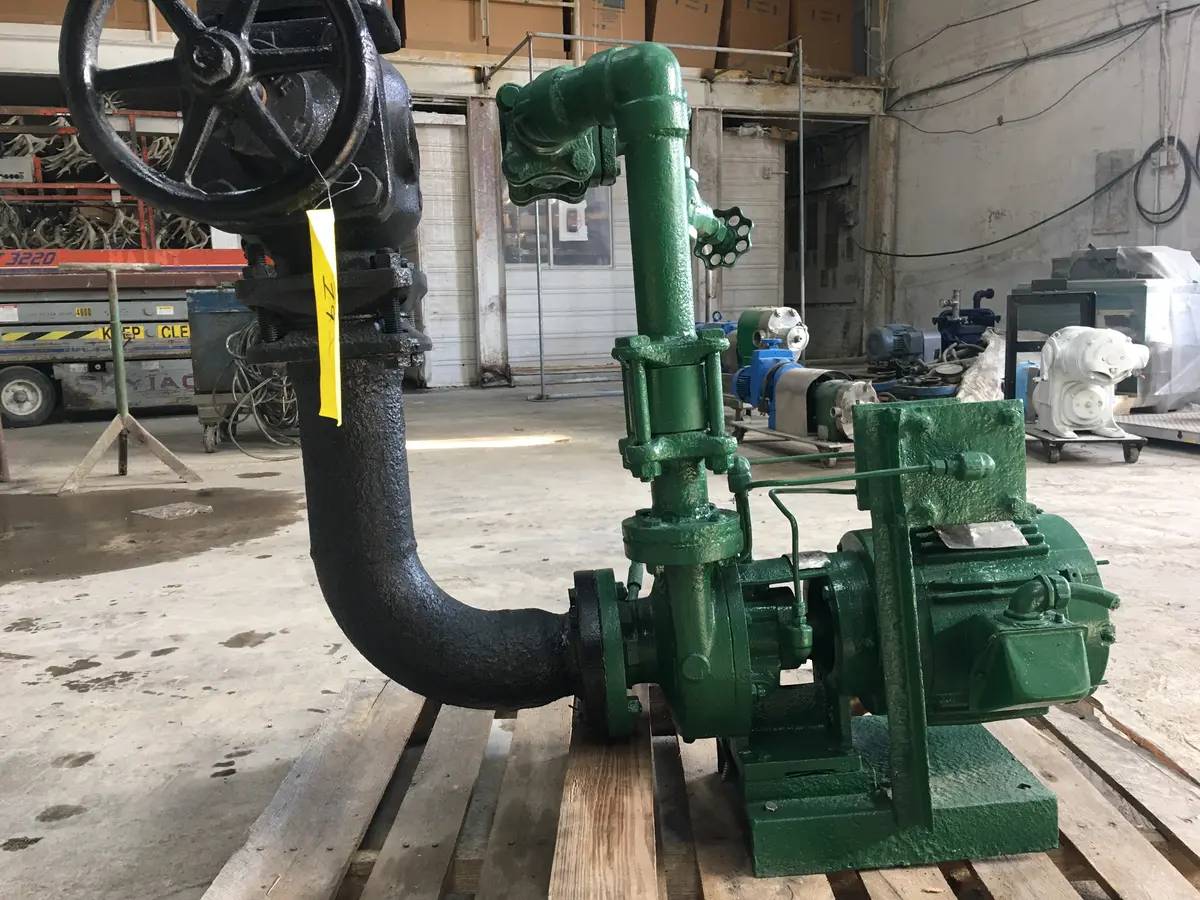 140 GPM, Cornell #1.5 CLB2-4, Centrifugal Pump, 1.5 HP, 230/460 V, 1800/1735 RPM, 4" suction, 1.5" discharge - Image 3
