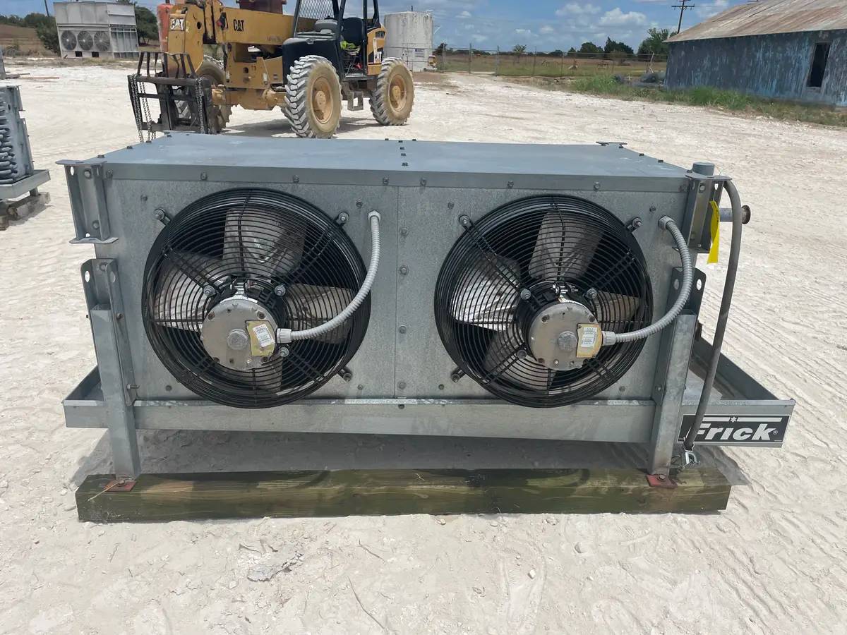 2 Fans, Frick SCS-263SH-RH3, Ammonia Evaporator Coil - 5 TR, Low/Medium Temperature, 0.33 HP, 6248 CFM, 600 - Image 3