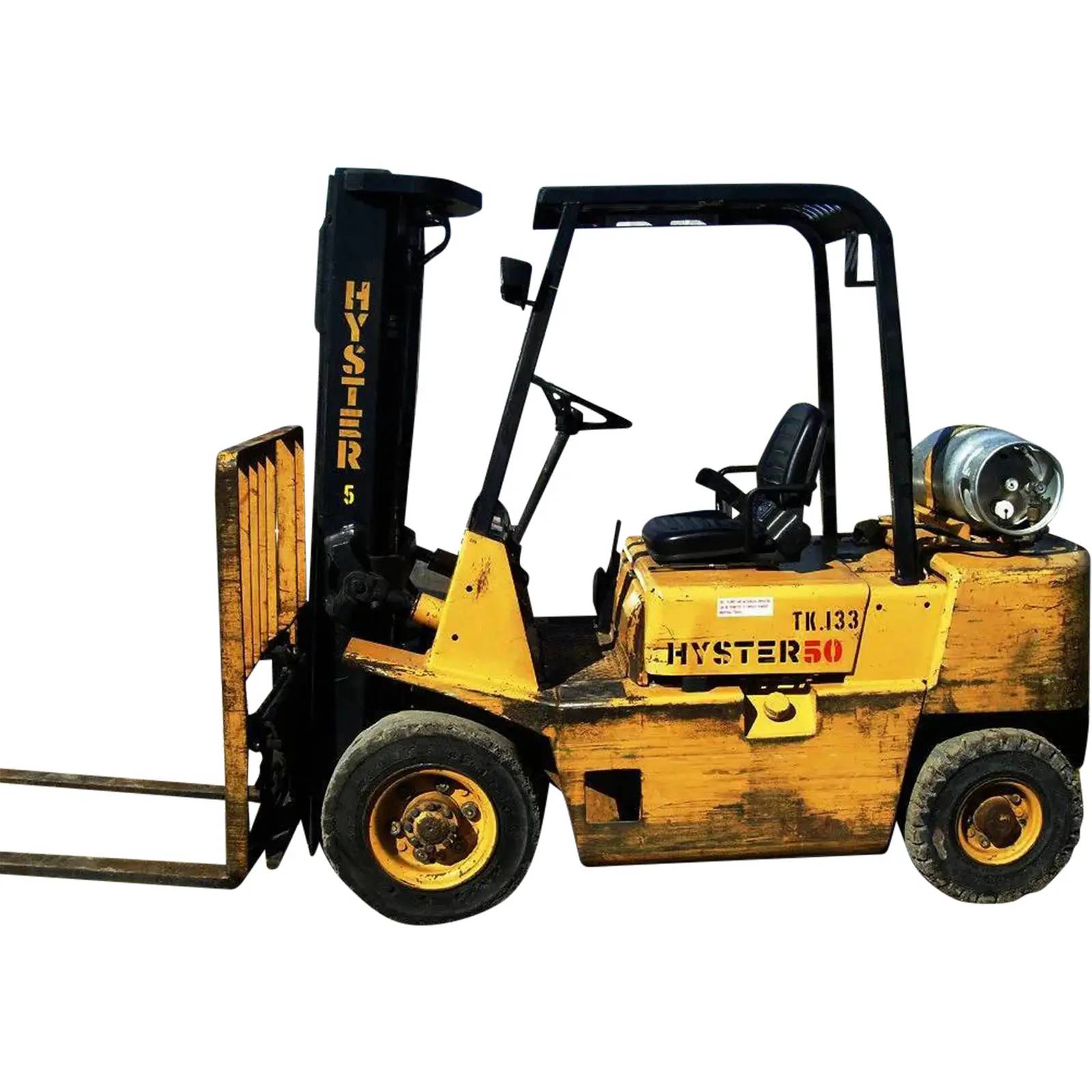 5000 lb. Hyster #H50XL, Propane Fork Truck, w/Side Shift, 15" load center, 6 deg back tilt - Image 1