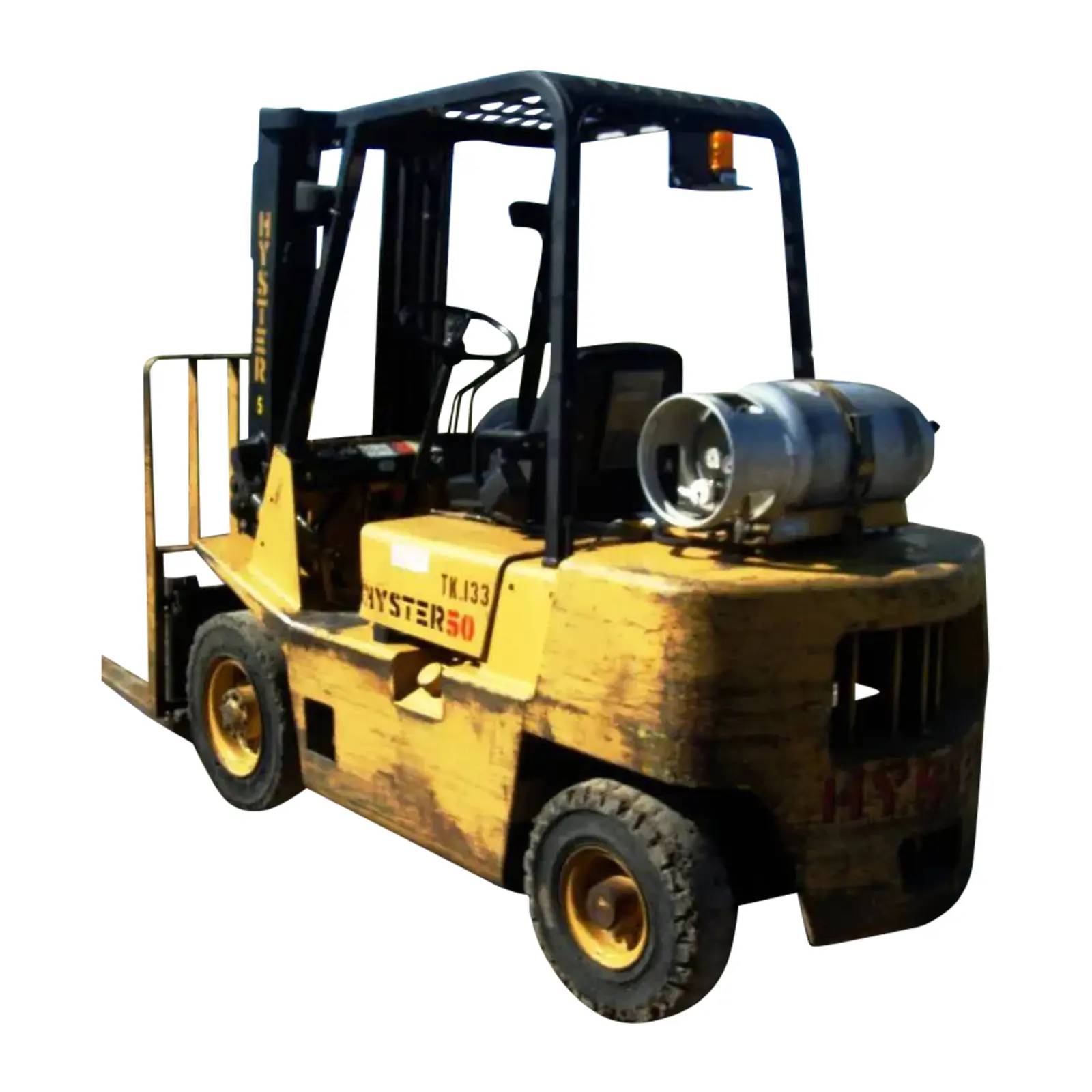 5000 lb. Hyster #H50XL, Propane Fork Truck, w/Side Shift, 15" load center, 6 deg back tilt - Image 2