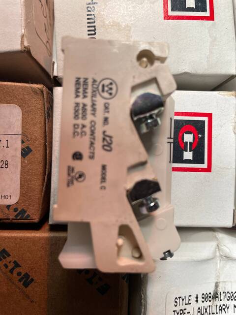 Cutler-Hammer, Control Auxiliary Contact - Image 6