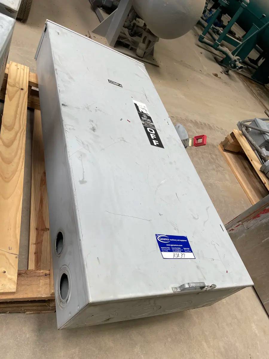 400 Amp. General Electric #TH3365R, Heavy Duty Safety Switch, 300 HP, 600 VAC, 250 VDC, 3 poles, 3 wires - Image 7