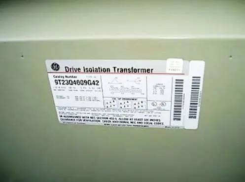 118 KVA GE #QL, General Electric Transformer, 460/266 V Secondary, 3 phase - Image 7