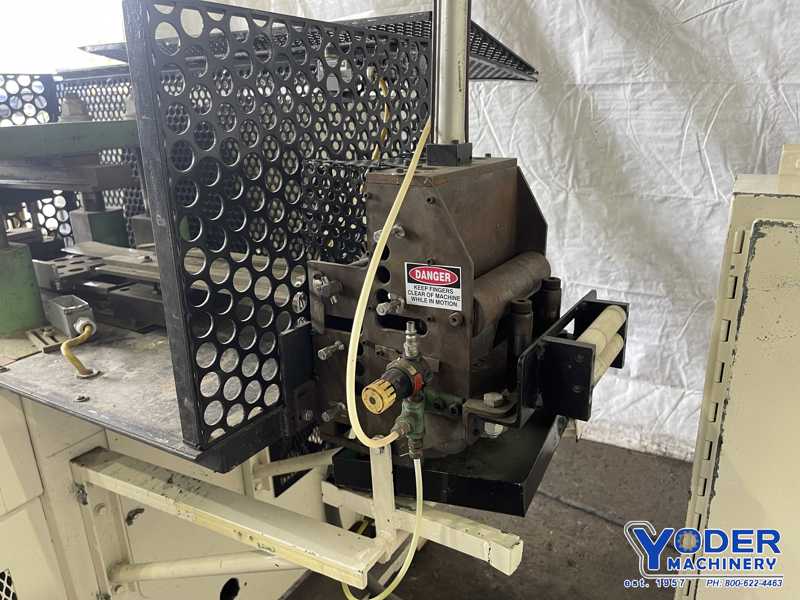 18 Ton, Tishken #CO-6-4, 4-post cut-off press, 1 -1/2" stroke, air clutch, 5 HP, #76601 - Image 3