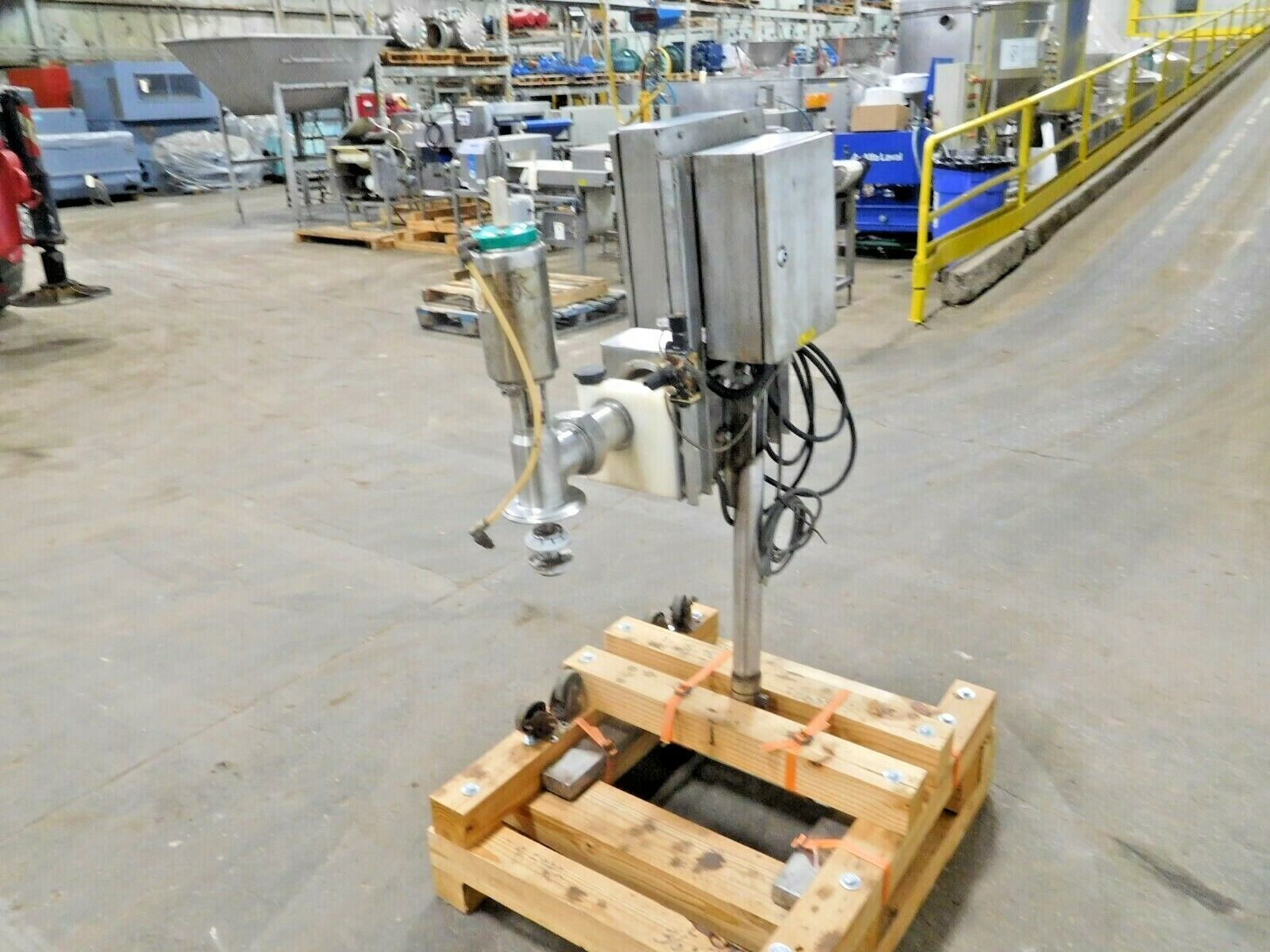 Lock #HDS, flow thru metal detector, 3" tube diameter, with casters - Image 4