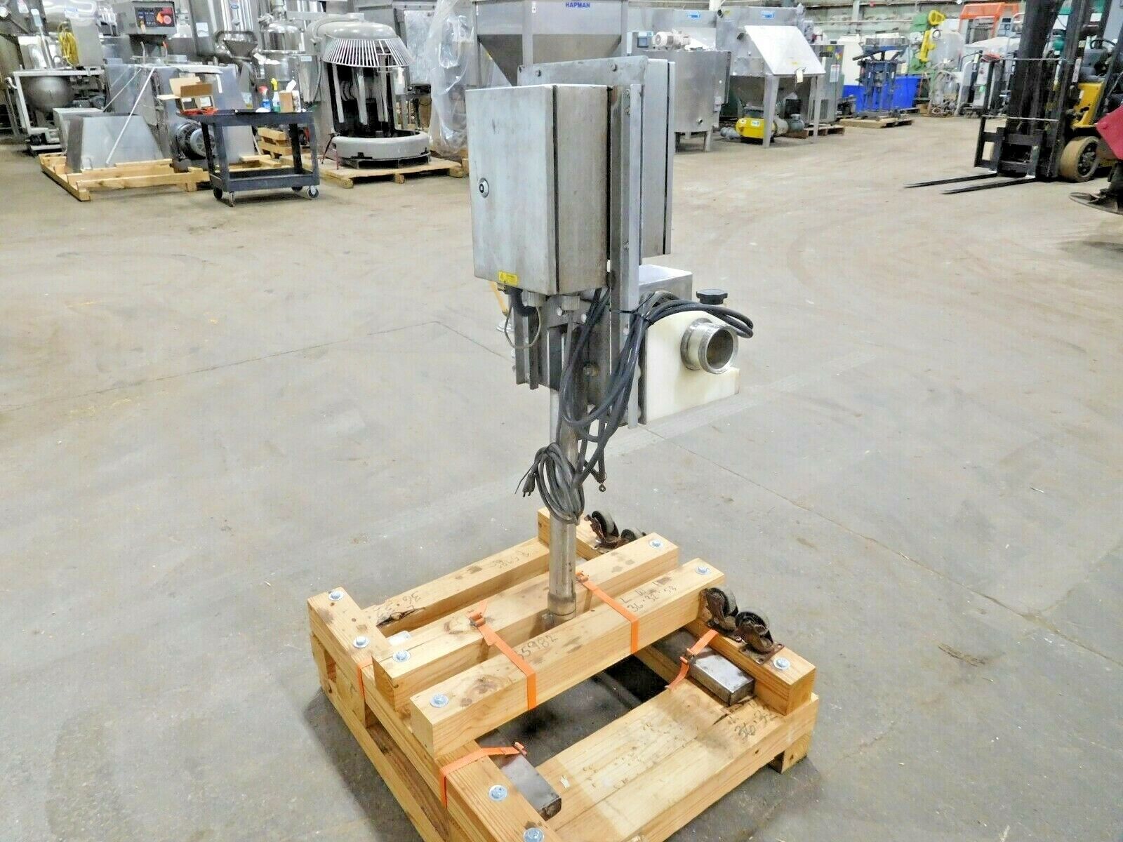 Lock #HDS, flow thru metal detector, 3" tube diameter, with casters - Image 5