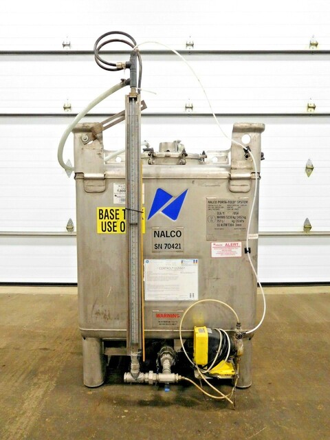 Nalco, Porta-feed System Tote, 200 gallon, 0.58 GPM, 16" manhole - Image 1