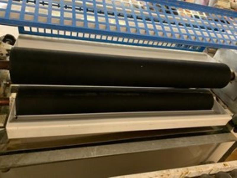 Soest #DRM-2-1 1300, Glue Spreader and Outfeed Conveyor, 51" width, 1/16-3.96" working thickness, 11.8" min. - Image 2