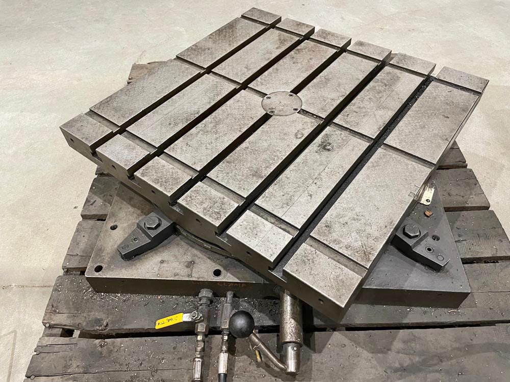 30" x 30" Devlieg, single handle airlift rotary index table - Image 2