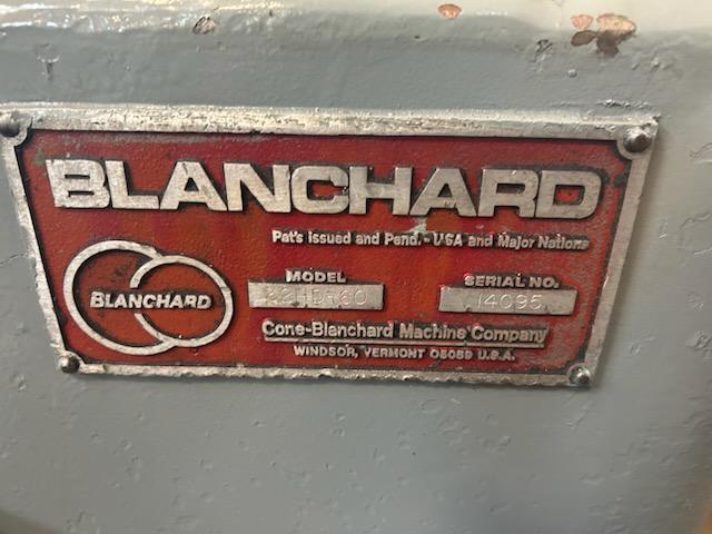 Blanchard #32HD-60, geared head vertical spindle rotary surface grinder, 72" sw, 60" chuck, 32" wheel, 48" - Image 7