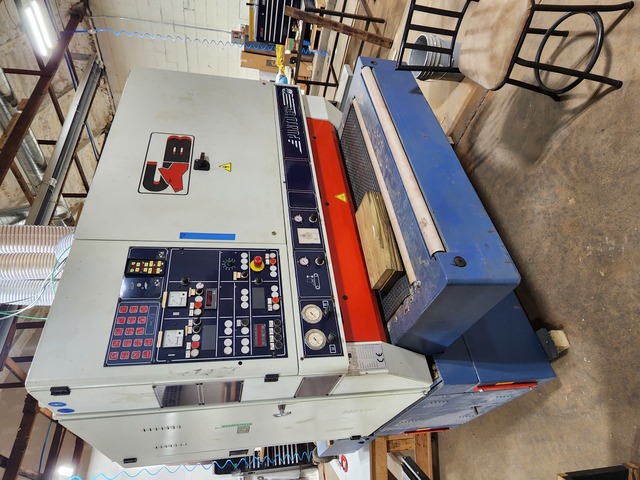 52" Cleaver-Brooks Levigatrici #2NRT-1320, Wide Belt Sander, digital platen, belt blowers, variable speed - Image 1