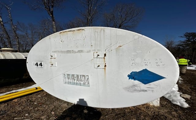 9000 gallon Above ground storage tank, 22' L x 8' 5" W x 8' 5" H - Image 1
