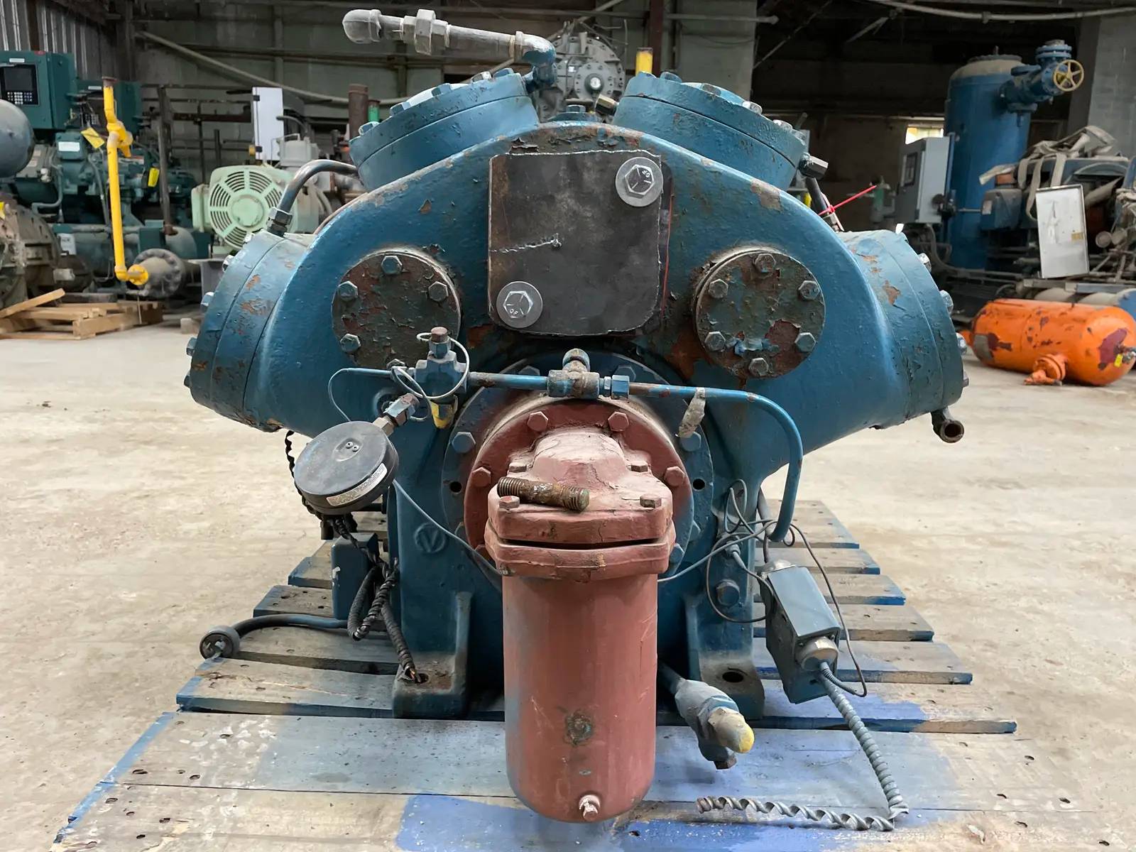 Vilter 448, 8-Cylinder Reciprocating Compressor, 1200 RPM, 309 PSIG, 93 Ton - Image 5