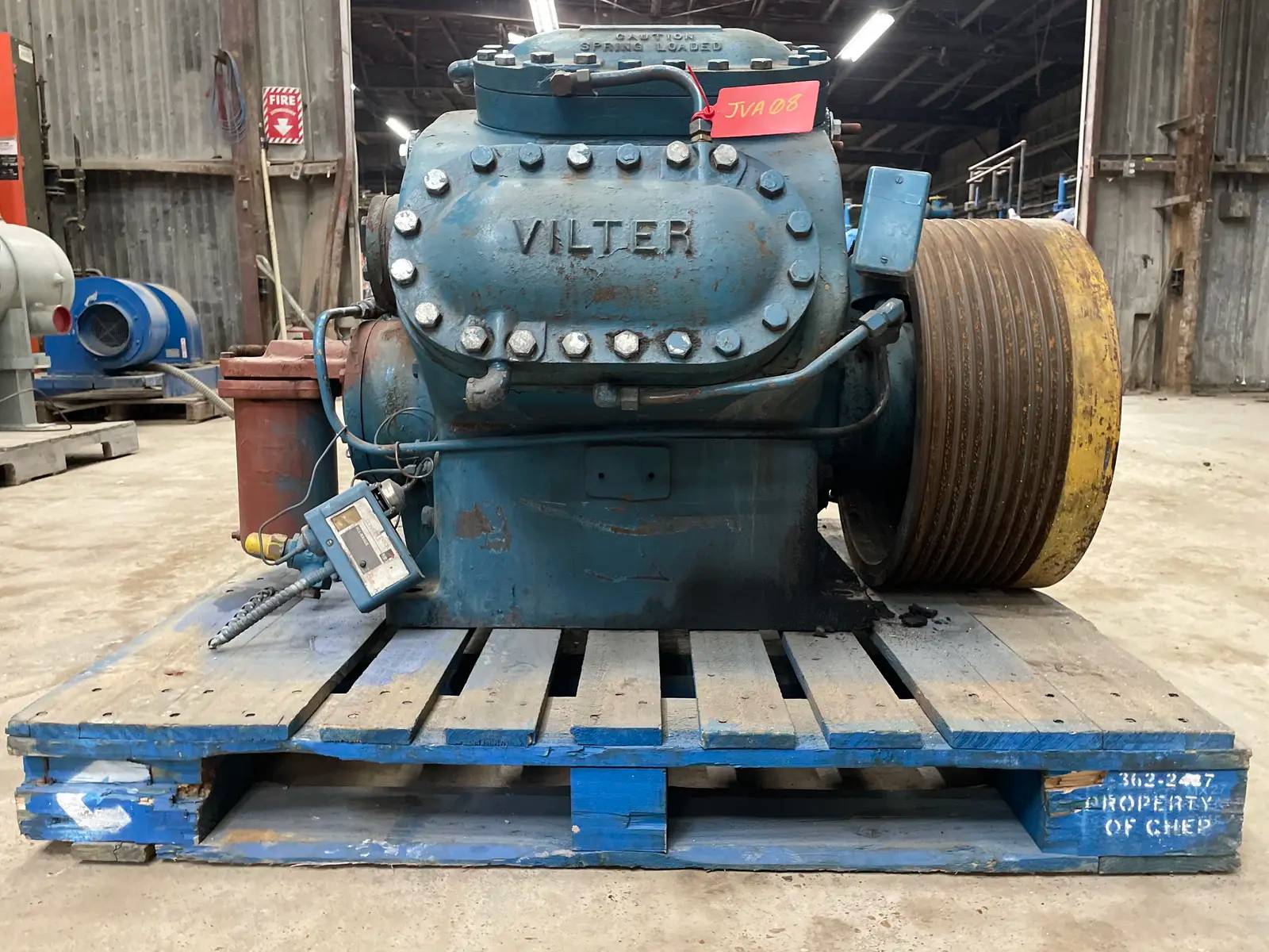 Vilter 448, 8-Cylinder Reciprocating Compressor, 1200 RPM, 309 PSIG, 93 Ton - Image 7