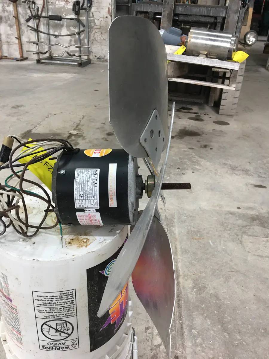 12 HP 1075 RPM A.o. Smith #FE1056SF, Frame 48, 208-230 V, 4 Amps - Image 5