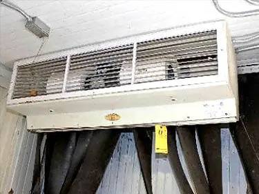 Mars Air Doors #60CHS, Air Curtain, 4000 max CFM nozzle, 1 HP, 220 V, 60" wide, 12' H x 60" width capacity - Image 2