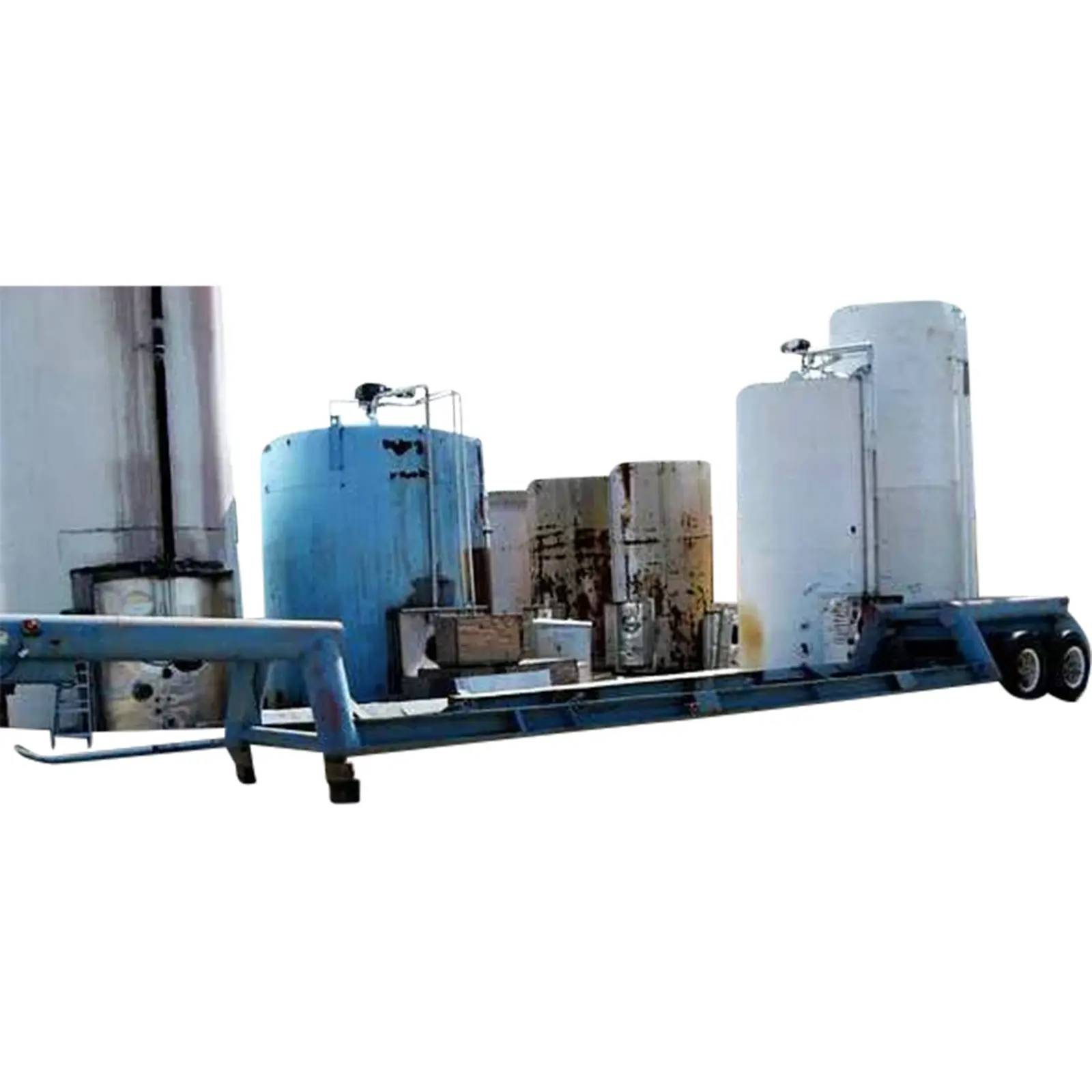 Tank Hauling Trailer, Tandem axle, Stretch up to 43' in well - Image 1