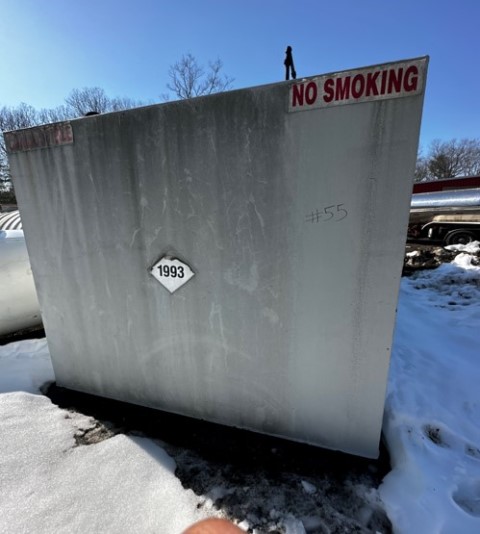 8600 gallon Square above ground storage tank, 18'14" L x 8' W x 8' H - Image 2