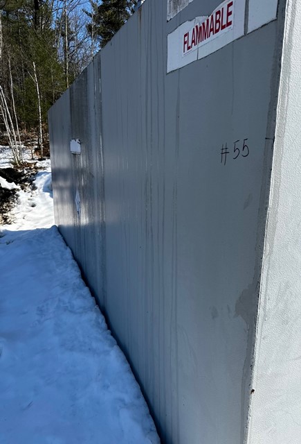 8600 gallon Square above ground storage tank, 18'14" L x 8' W x 8' H - Image 4