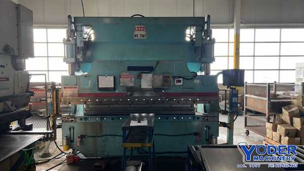 90 Ton, Cincinnati #90CBIIX8, hydraulic brake, 8' overall, 78" between housing, 8" stroke, 7" throat, 15" - Image 1