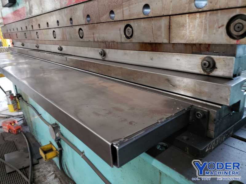 90 Ton, Cincinnati #90CBIIX8, hydraulic brake, 8' overall, 78" between housing, 8" stroke, 7" throat, 15" - Image 3