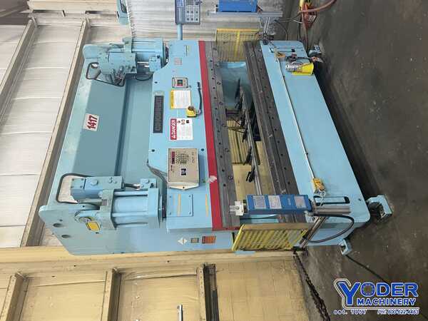 90 Ton, Cincinnati #90CBIIX6, hydraulic press brake, 8' overall, 78" between housing, 8" stroke, 15" open - Image 1