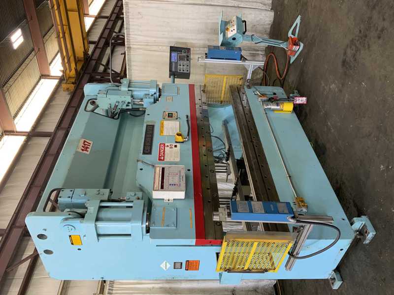 90 Ton, Cincinnati #90CBIIX6, hydraulic press brake, 8' overall, 78" between housing, 8" stroke, 15" open - Image 2