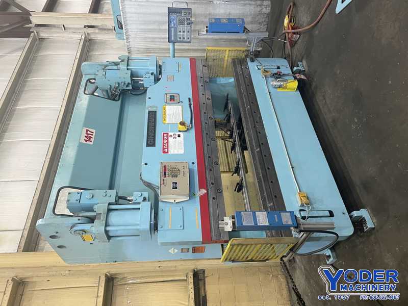 90 Ton, Cincinnati #90CBIIX6, hydraulic press brake, 8' overall, 78" between housing, 8" stroke, 15" open - Image 4