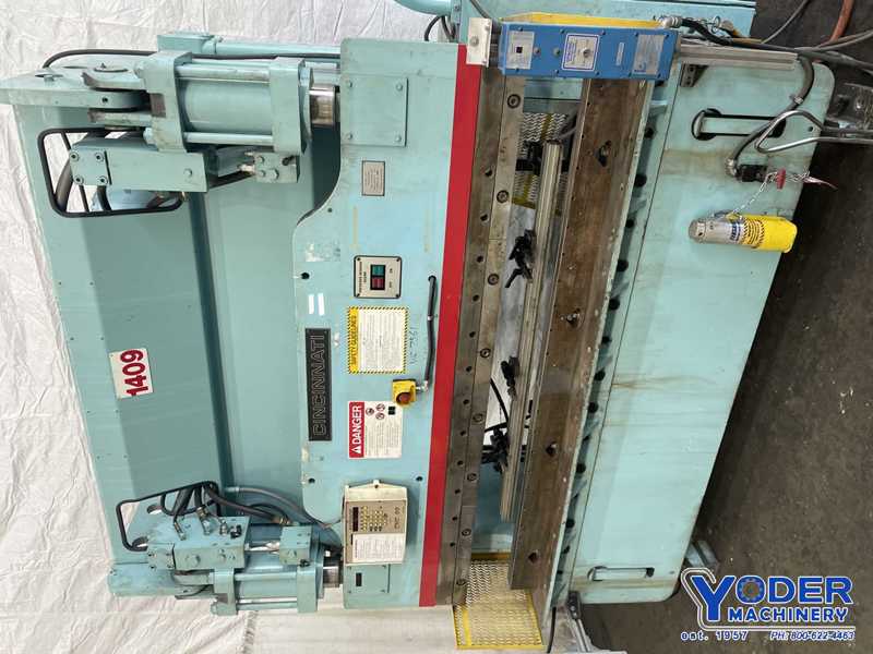 90 Ton, Cincinnati #90CBIIX6, hydraulic press brake, 8' overall, 78" between housing, 8" stroke, 15" open - Image 3