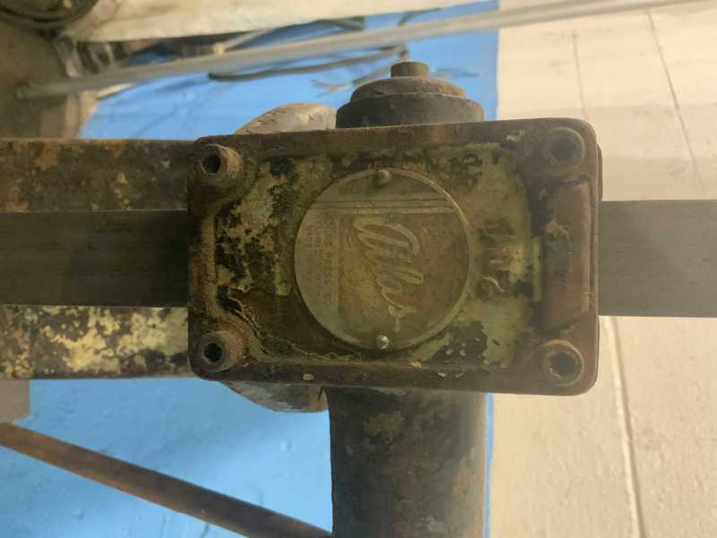 2 Ton, Atlas #1, arbor press, 14" work diameter, 1-5/8" arbor, 11" open height - Image 6
