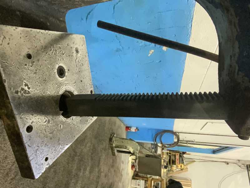 2 Ton, Atlas #1, arbor press, 14" work diameter, 1-5/8" arbor, 11" open height - Image 7