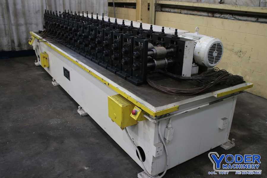 18 Stand, Tru Tech, rollformer, 1-3/4" diameter spindle, 13" rollspace, 8" horizontal centers, 4"-6" vertical - Image 3