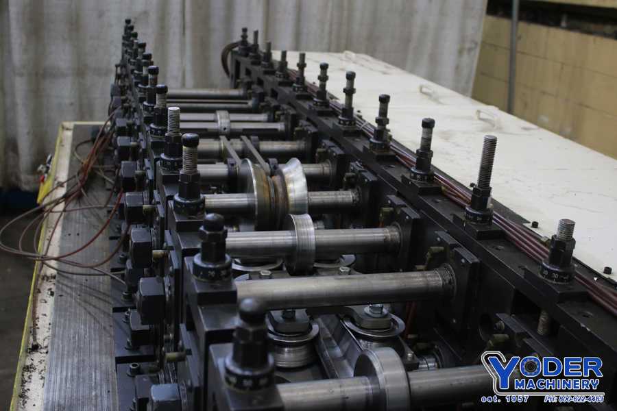18 Stand, Tru Tech, rollformer, 1-3/4" diameter spindle, 13" rollspace, 8" horizontal centers, 4"-6" vertical - Image 10
