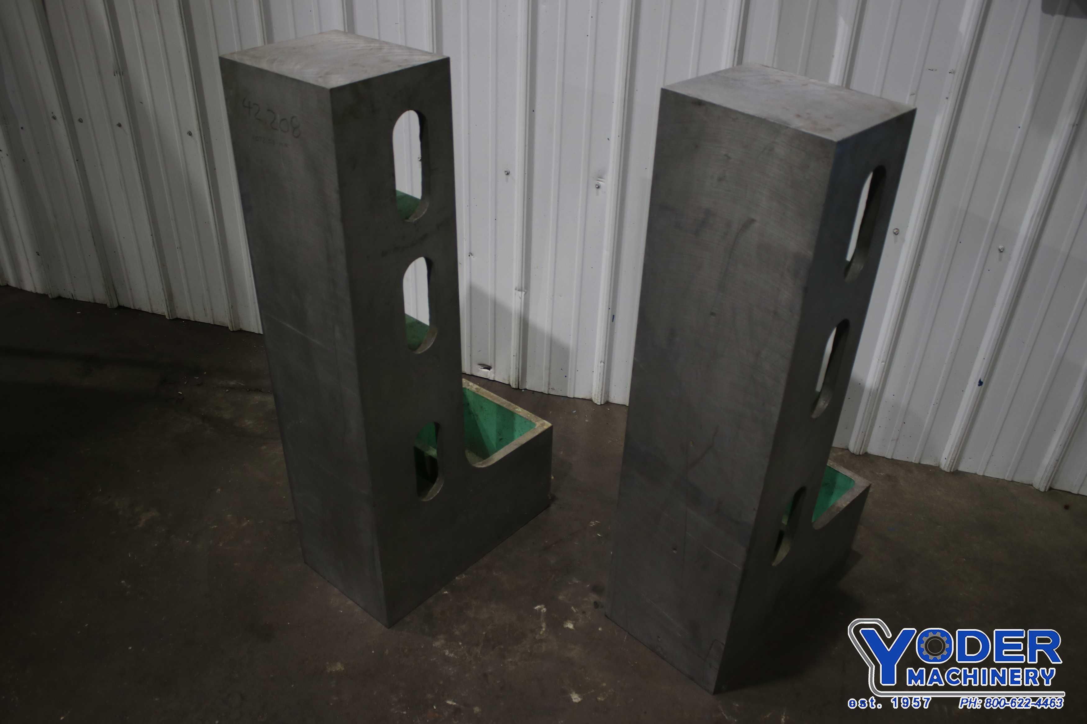 10.75" x 42" x 19.75" High Aluminum angle plates - Image 8